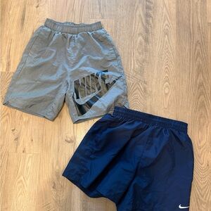 Nike Dual Pack Gray and Navy Shorts